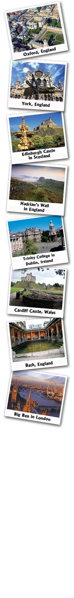 Heart of the British Isles Tour Picture Collage